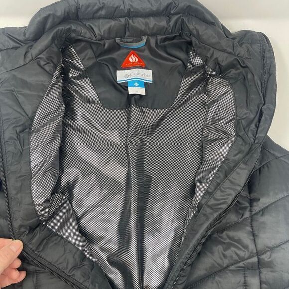 Columbia Women's White Out Puffer Omni Heat Full Zip Insulated Vest Sz S - Picture 4 of 7
